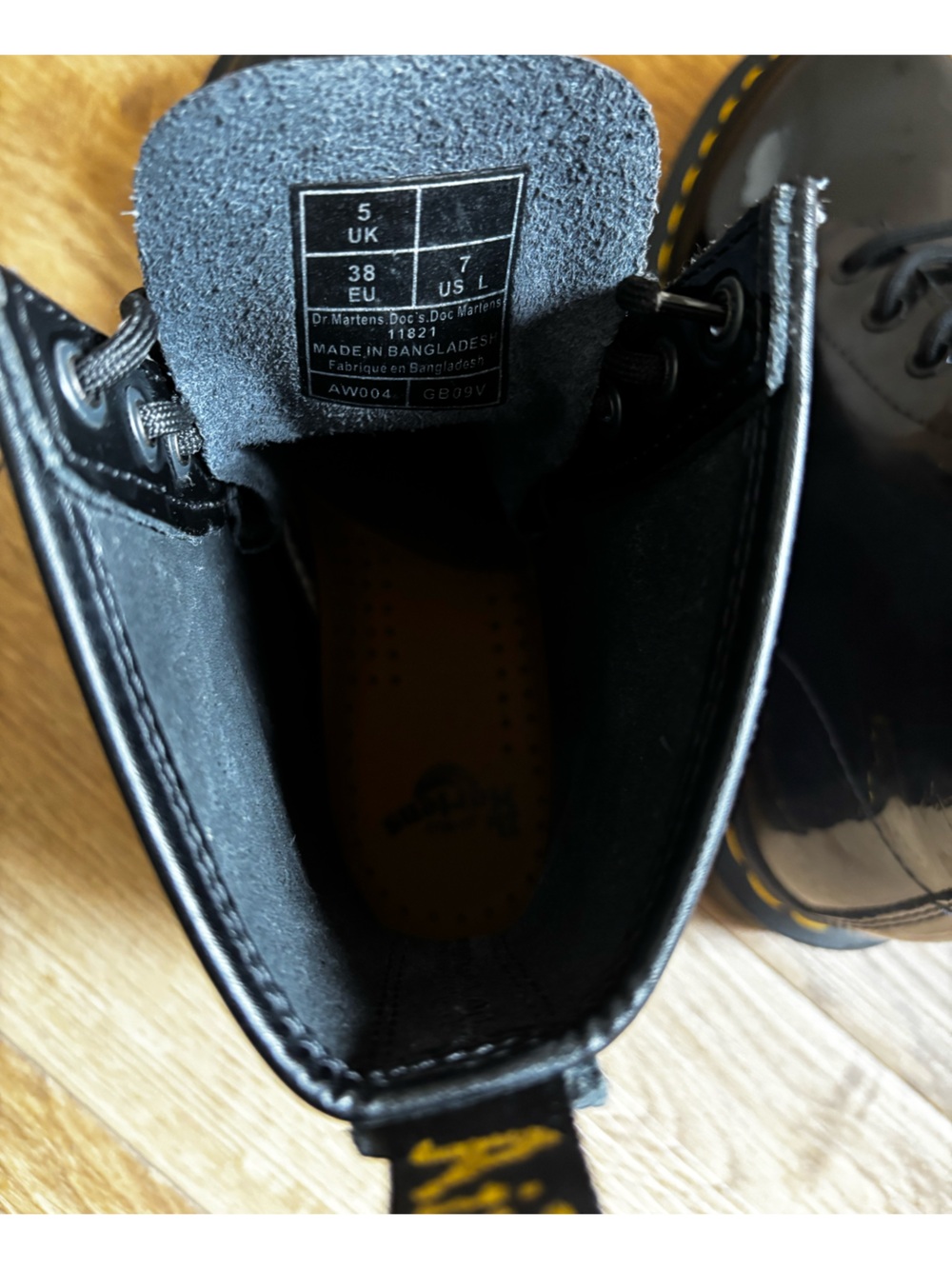 Dr. Martens Black Patent Boots - Picture 5 of 5